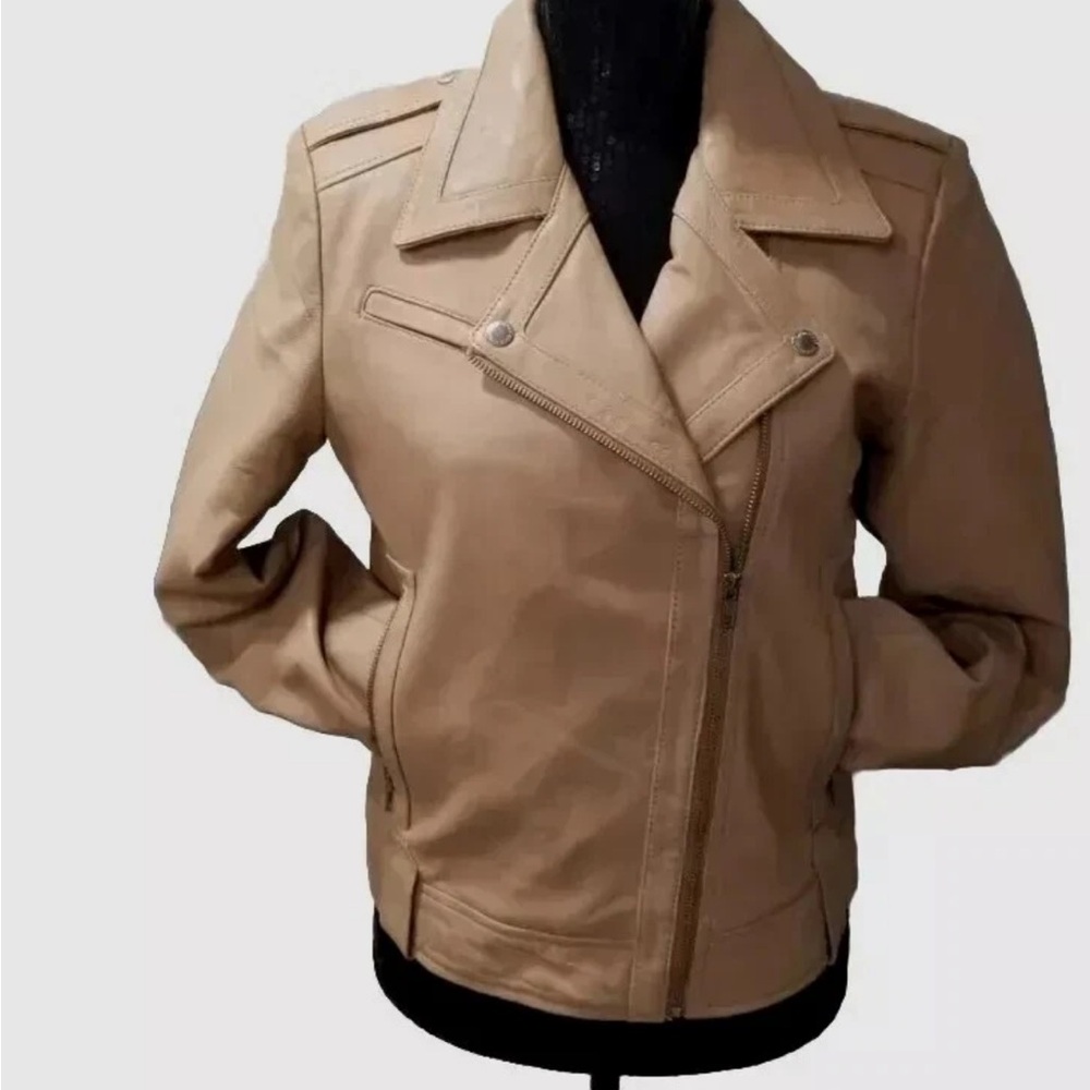 Each other real leather  Jacket